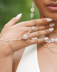 Bracelet-bague "Ange"