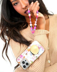 Bijou pour téléphone "Pink purple"