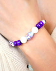 Bracelet "Elégance violette"