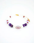Bracelet "Elégance violette"