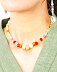 Collier "Orange Juice"