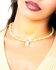Collier "Ciel de cauris"