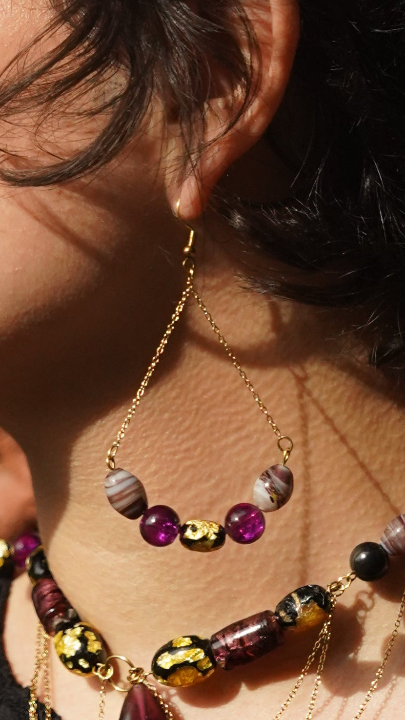 Boucles d'oreilles "Sorcière"
