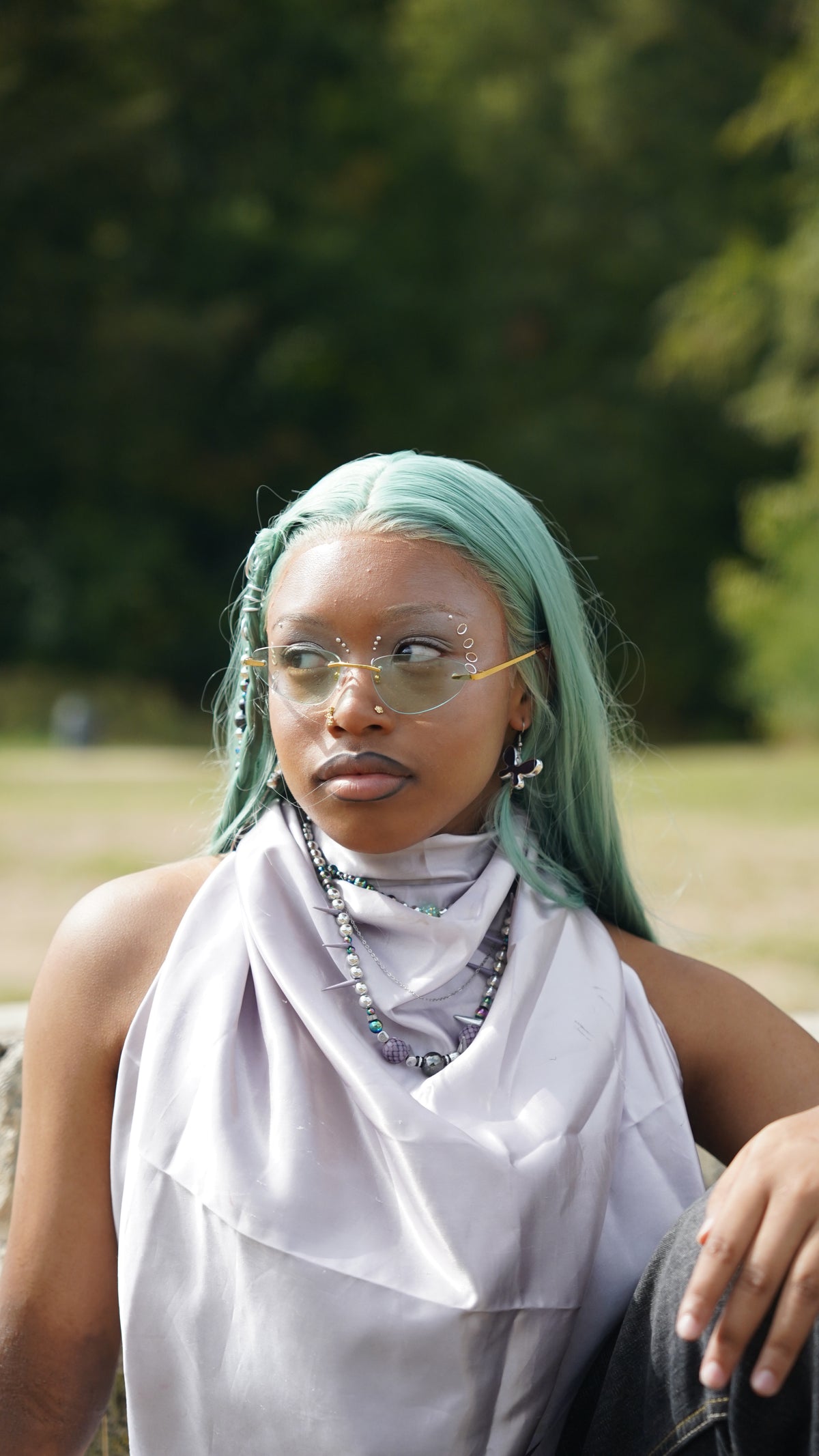 Boucles d'oreille "Alien"