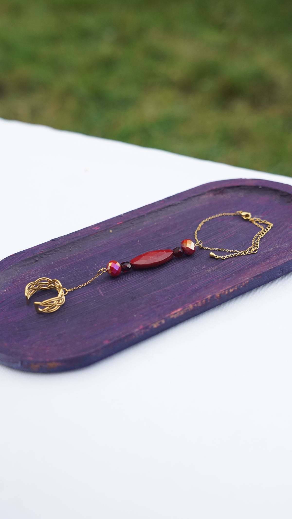 Bracelet-bague "Vampire"