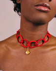 Collier "Red light"