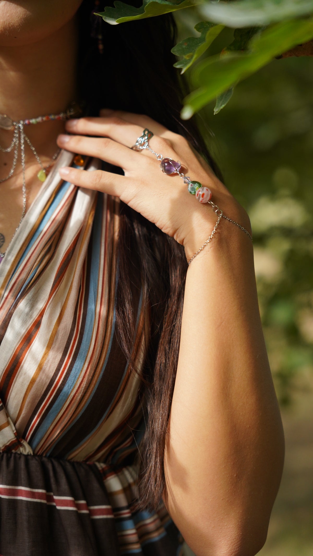 Bracelet-bague "Licorne"