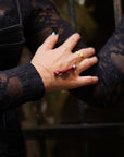 Bracelet-bague "Vampire"