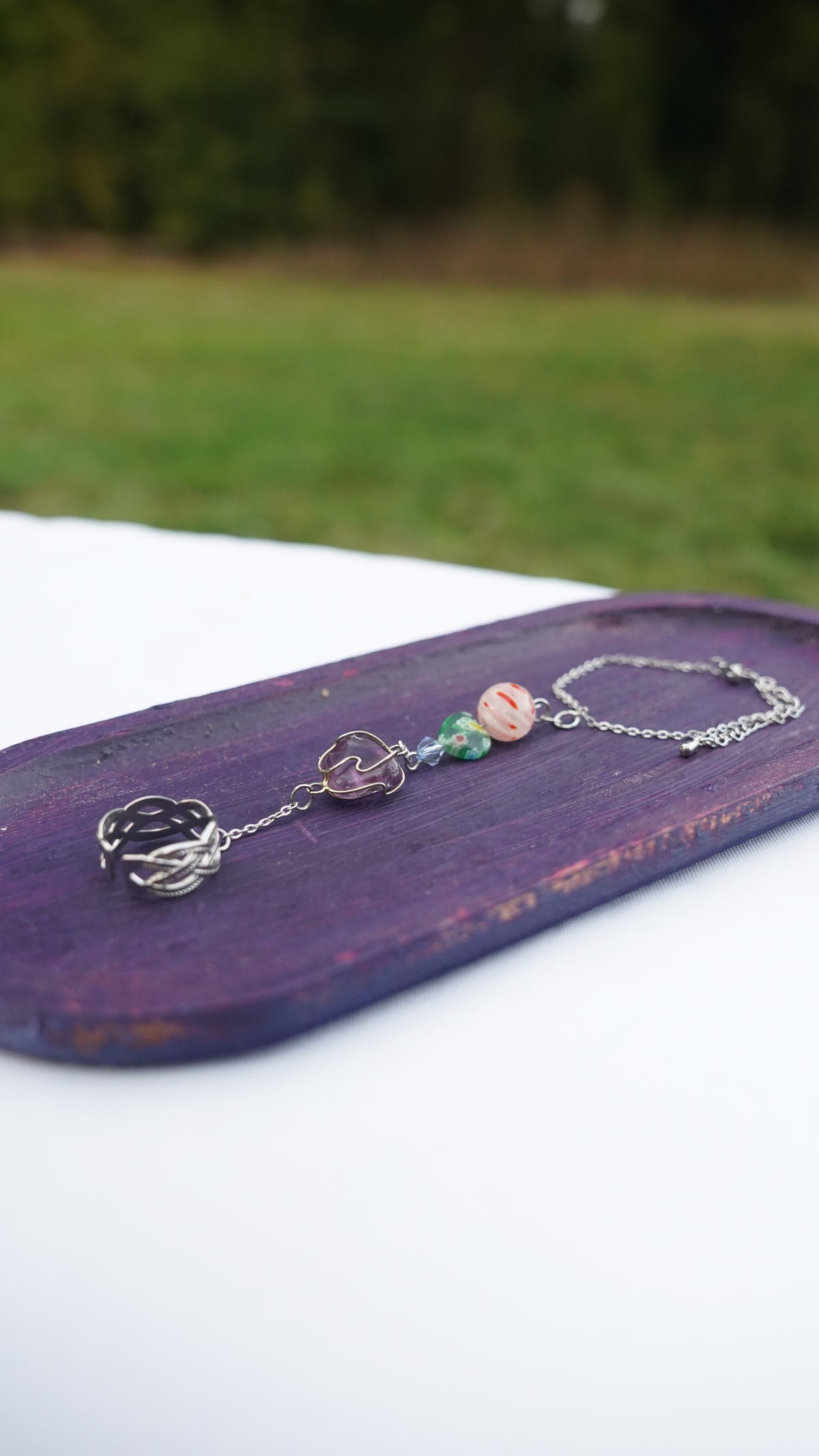 Bracelet-bague "Licorne"