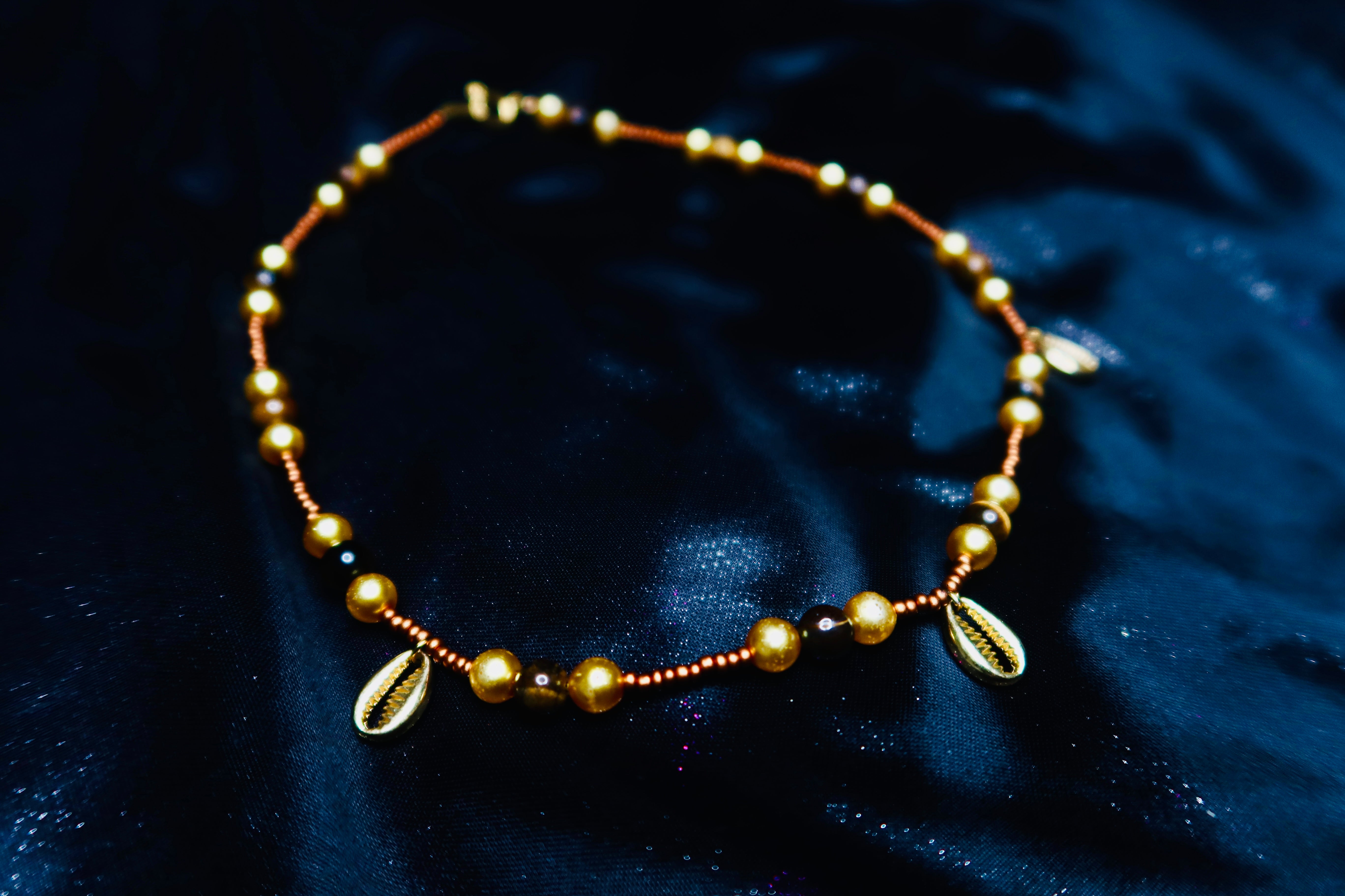 Collier &quot;Gold coffee&quot;