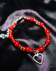 Bracelet "Cœur rouge"